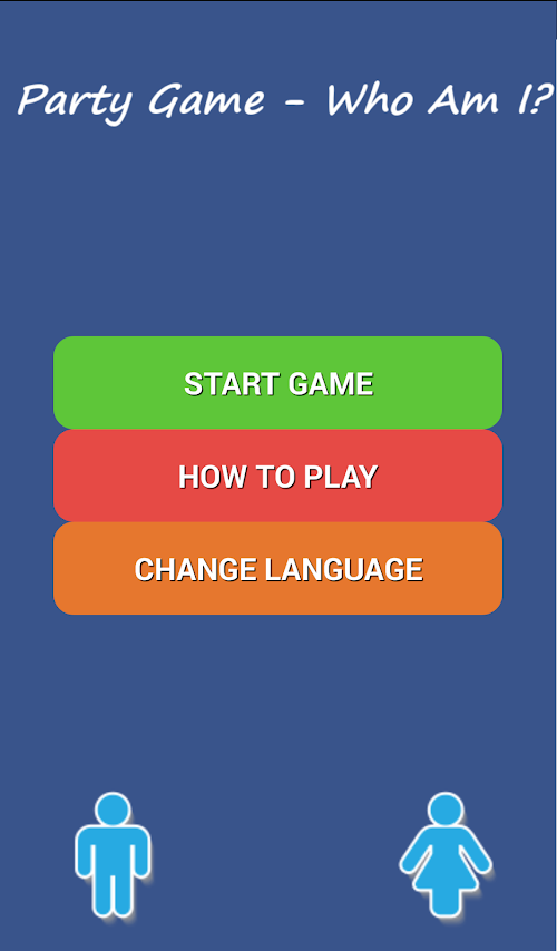 Android application Party Game -Who Am I? screenshort