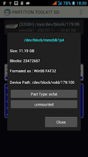 ROEHSOFT PARTITION TOOL SD-USB - screenshot thumbnail