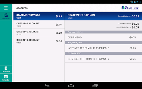 The Village Bank for Tablet Screenshots 6