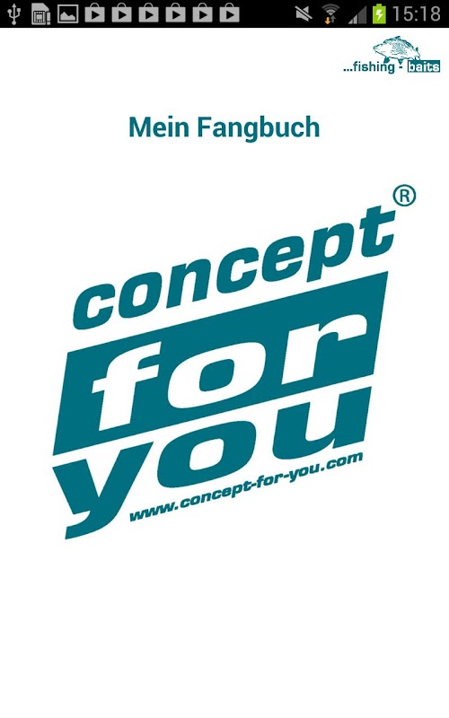 Android application Mein Fangbuch screenshort