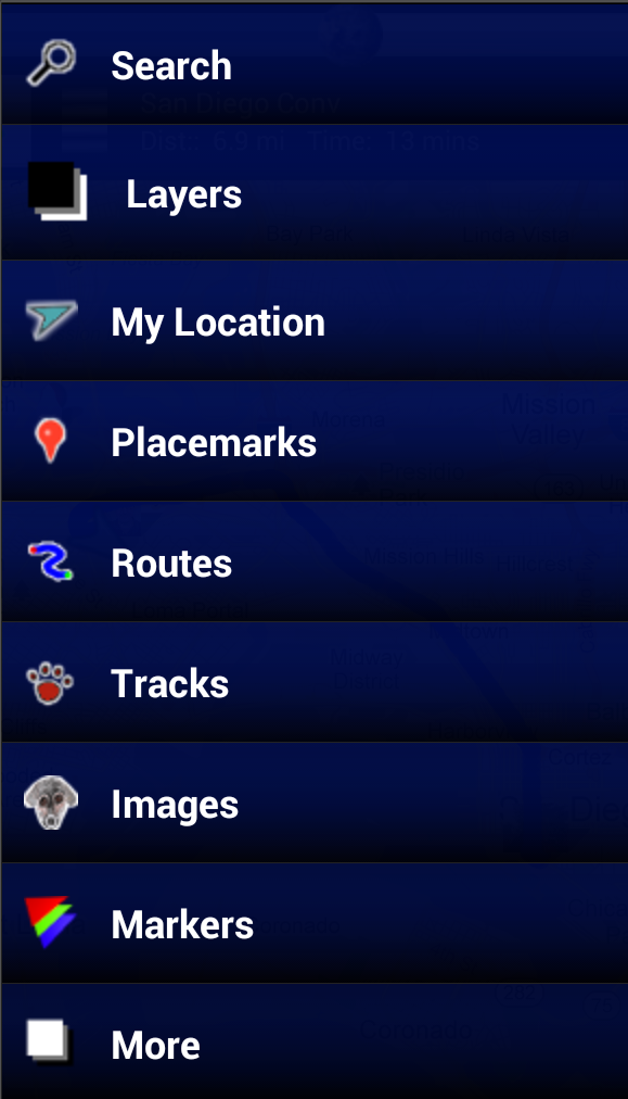 GPS Map Screen 2
