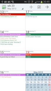 aCalendar+ Android Calendar - screenshot thumbnail