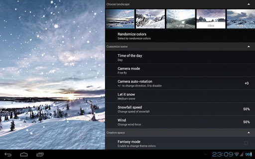 【免費個人化App】Snowfall 360° Live Wallpaper-APP點子