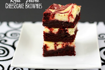 Red Velvet Cheesecake Brownies