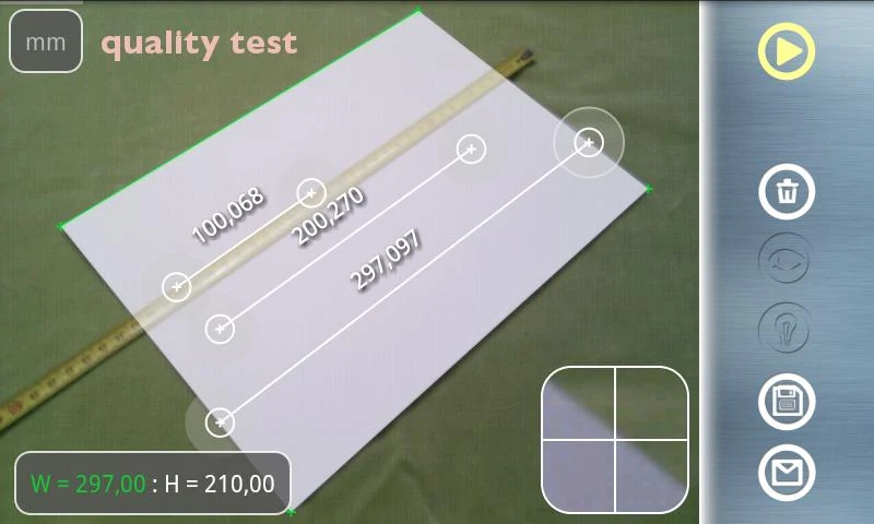 Partometer3D  measure on photo - screenshot