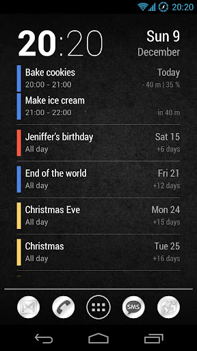 Neat Calendar Widget