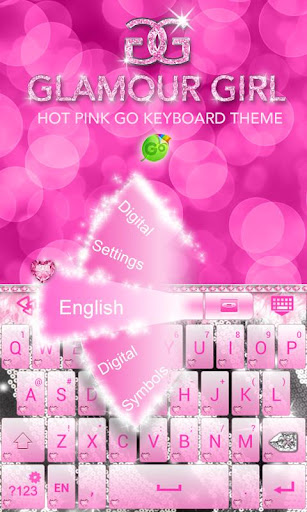 【免費個人化App】★ Glamour HOT PINK Keyboard ★-APP點子