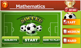 Soccer Math Game