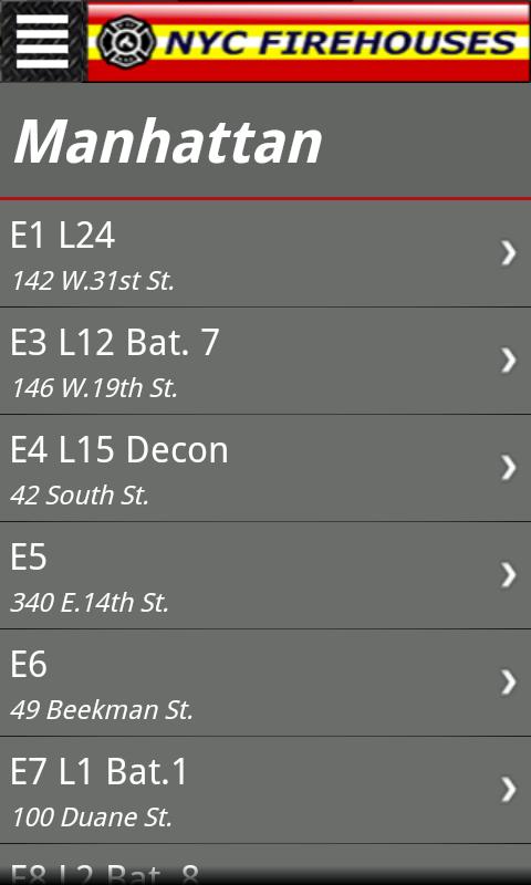 FDNY Firehouses Screen 3
