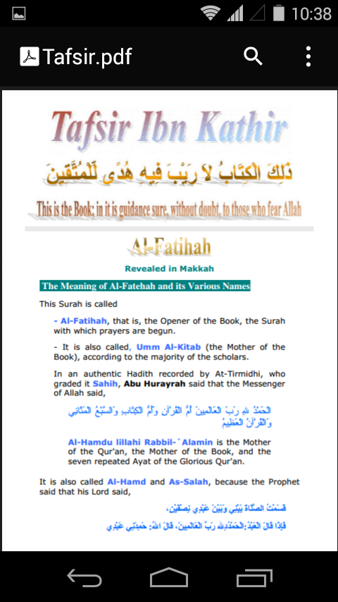 Tafsir Ibn Kathir - Android Apps on Google Play
