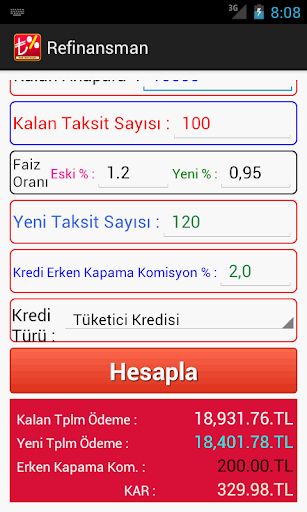 【免費財經App】Kredi Taksit Hesapla-APP點子