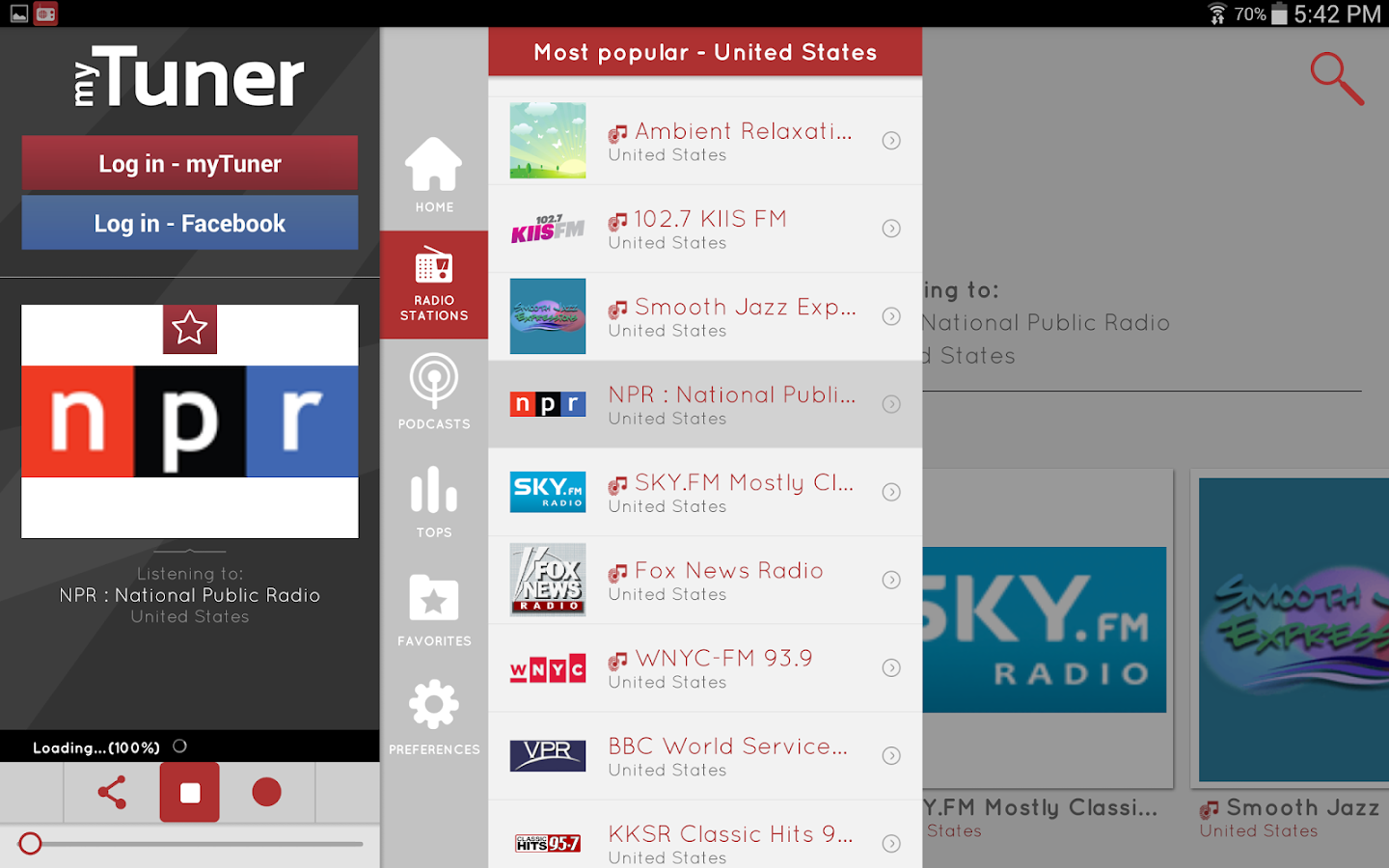 myTuner Radio Pro Android Apps on Google Play