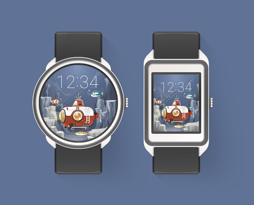 Submarine watchface by Lluvia Screen 2