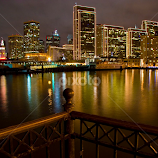 San Francisco skyline. by Gale Perry -  