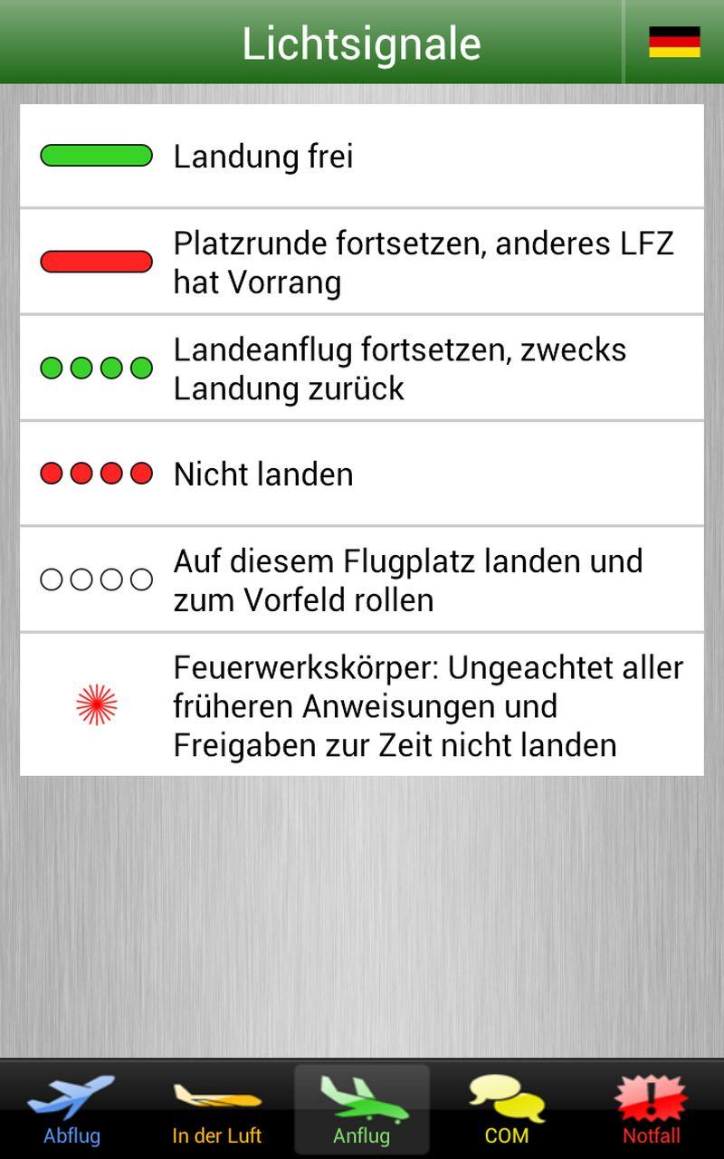 The Aviation-APP for pilots Screen 2