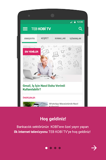 【免費媒體與影片App】TEB KOBİ TV-APP點子