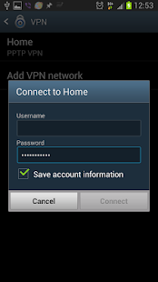 VPN shortcut Screen 2