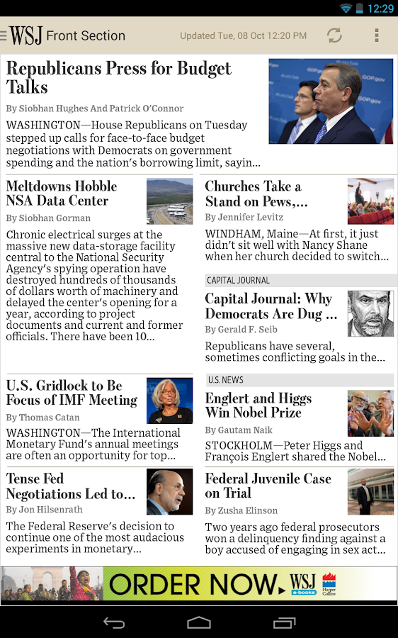The Wall Street Journal Android Apps on Google Play