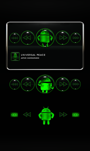 免費下載娛樂APP|Poweramp Widget Green Droid 5 app開箱文|APP開箱王