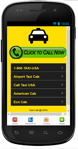 Usa Taxi Cab Service App