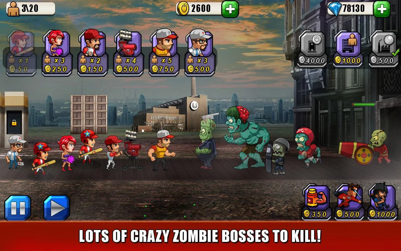 Baseball Vs Zombies Returns - screenshot
