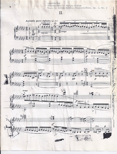 Music Score for Lamentation (1930) Music Score for Lamentation (1930)