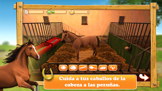 Captura de pantalla de la aplicacion Android HorseWorld – My Riding Horse