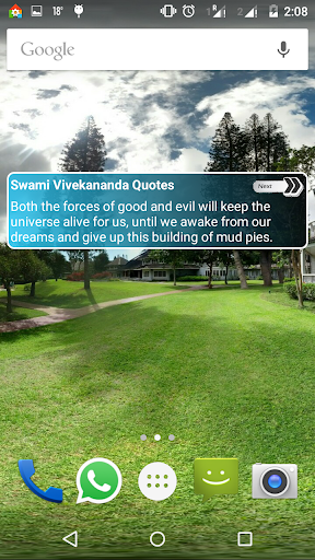 Vivekananda Quotes Widget App