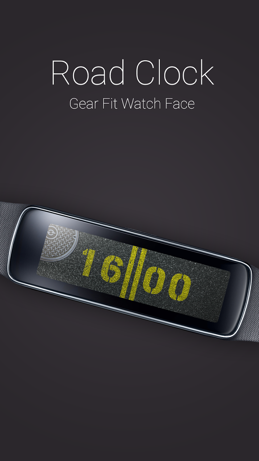 Road Clock for Gear Fit Screen 1