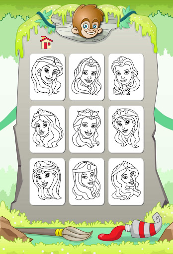 【免費教育App】公主著色-APP點子