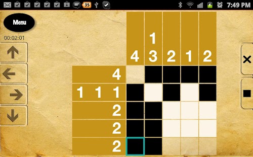 Android application Nonograms screenshort