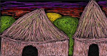 Scribble huts