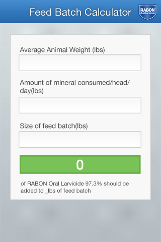 Rabon Calculator