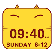 Cute Kitty Cat Clock Widget 2.1.1 Icon