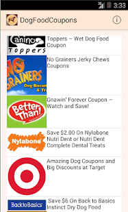 Lastest Dog Food Coupons APK