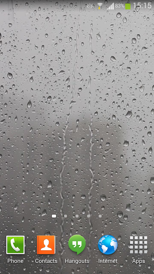 Android application Raindrops Live Wallpaper HD screenshort