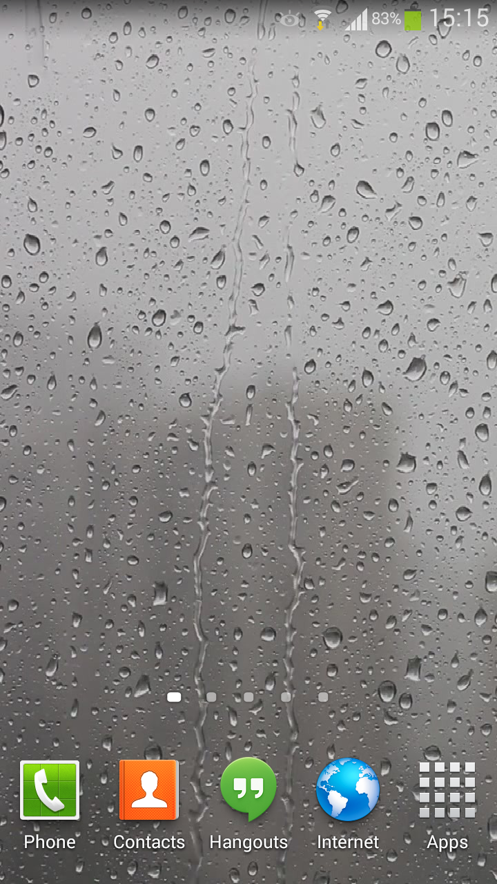 Raindrops Live Wallpaper HD Screen 1