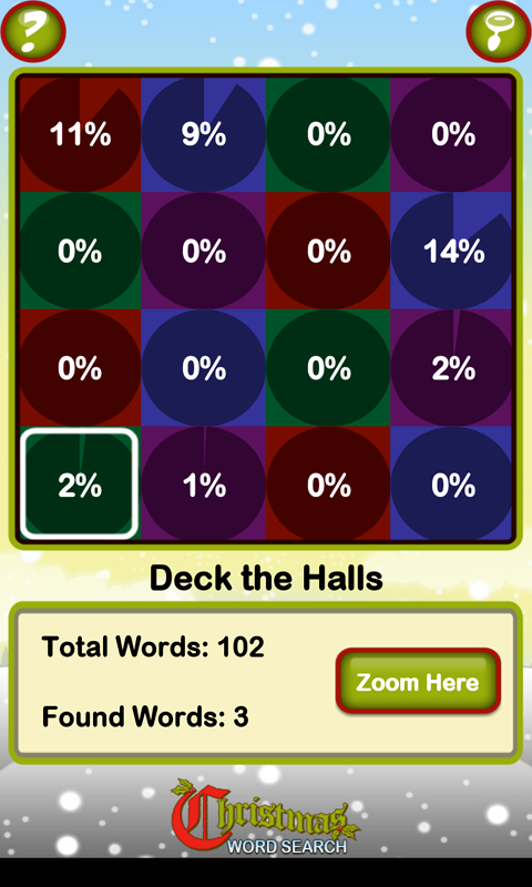 Epic Christmas Word Search Screen 2