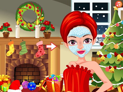 Free Makeover facial miss santa APK