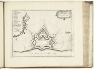 Plattegrond van Château Trompette, 1726