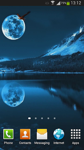 Blue Moon Live Wallpaper HD