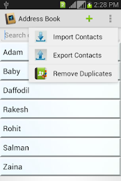 Address Book poster 1