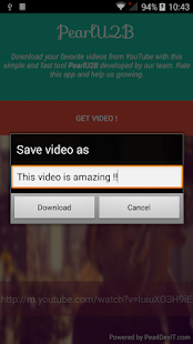 Free PearlU2B APK for PC