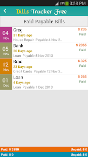 Bills Tracker & Reminder Free(圖6)-速報App