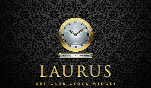 LAURUS Designer Clock Widget
