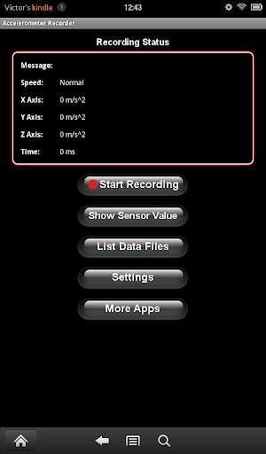 Accelerometer Recorder Lite