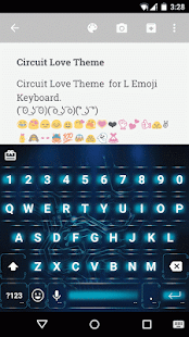 Circuit Love Emoji Keyboard(圖6)-速報App