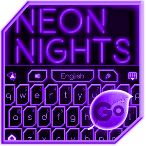 GO Keyboard Purple Neon Theme.apk 1.2.2