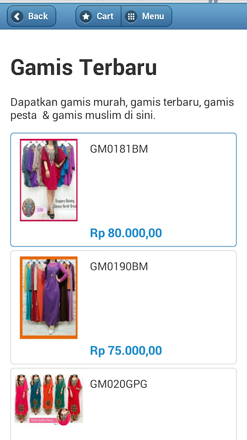 Toko Online Baju Gamis Terbaru  Android Apps on Google Play