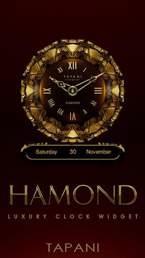 HAMOND Designer Clock Widget